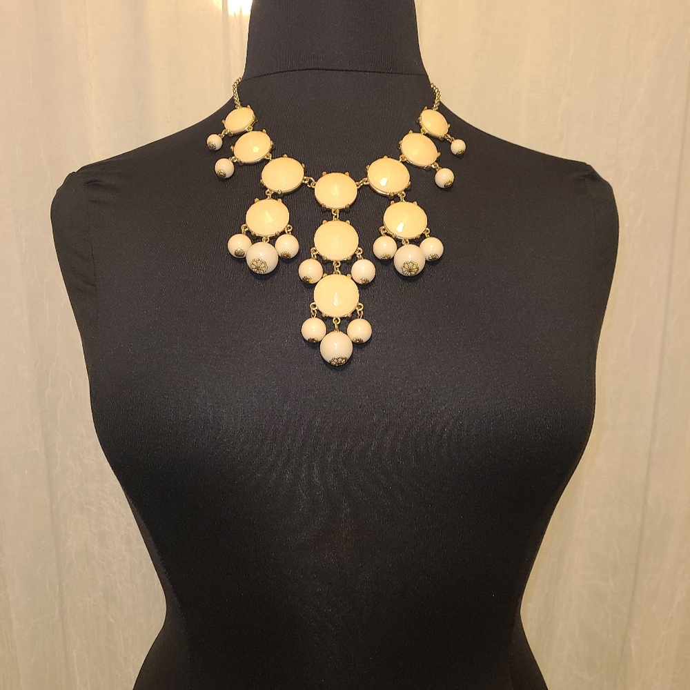 3 for $20 Sale! Cream Bubble Necklace